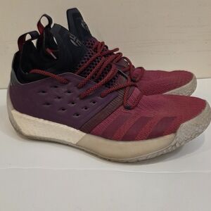 adidas Maroon and Black Sneakers